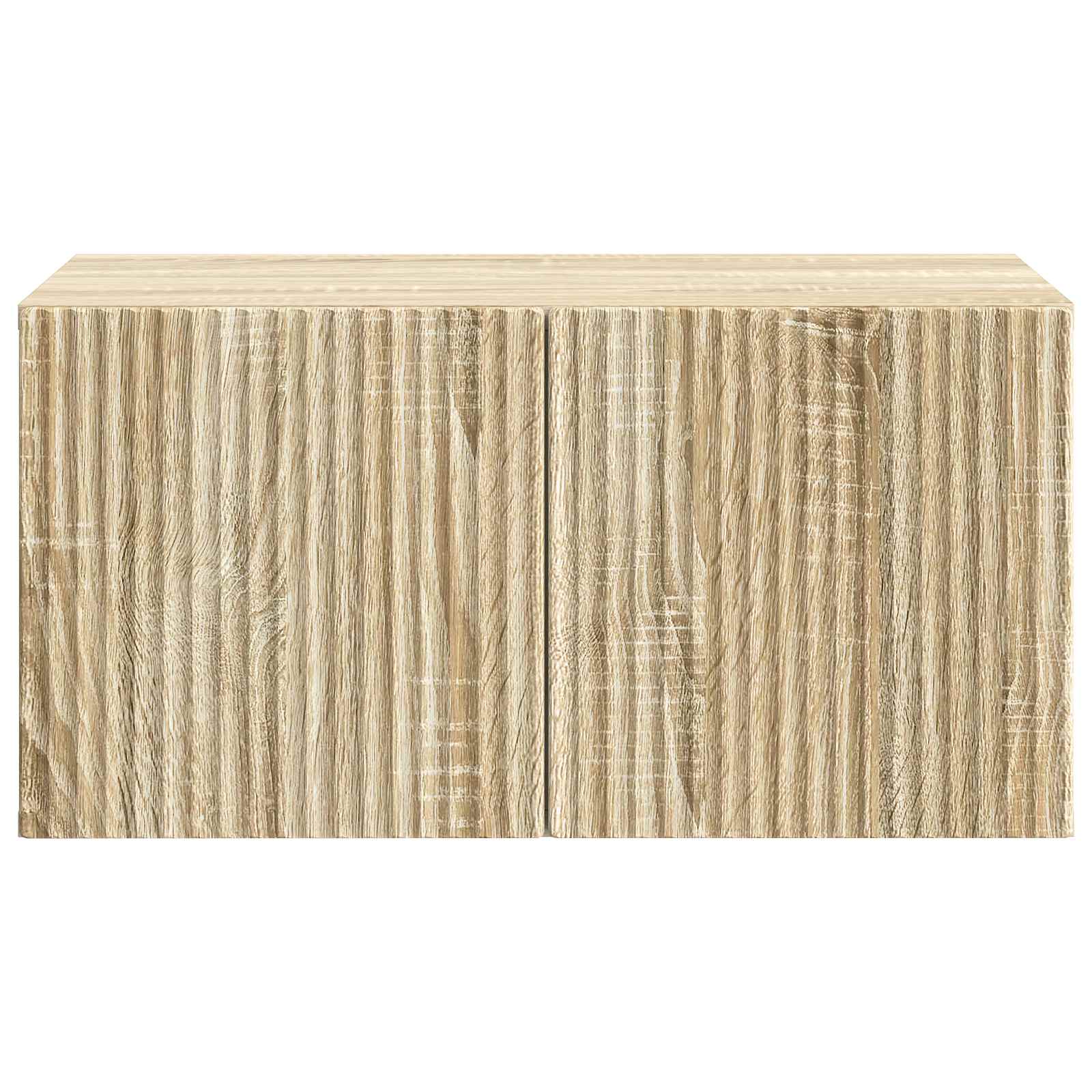 vidaXL Szafka RTV montowana na ścianie dąb Sonoma 59,5 x 41 x 30 cm