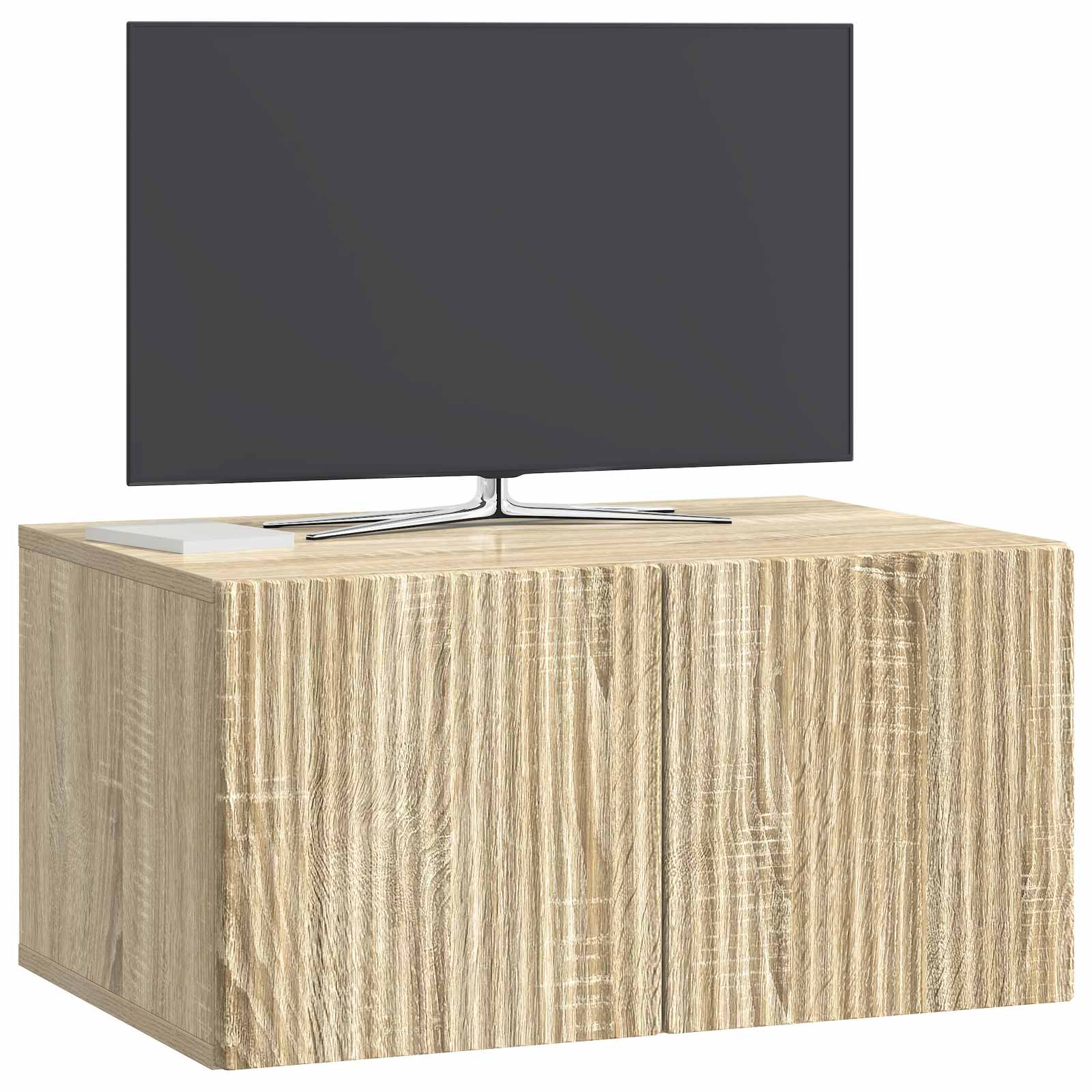 vidaXL Szafka RTV montowana na ścianie dąb Sonoma 59,5 x 41 x 30 cm