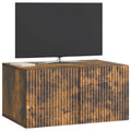 vidaXL Szafka RTV montowana na ścianie Dąb wędzony 59,5 x 41 x 30 cm