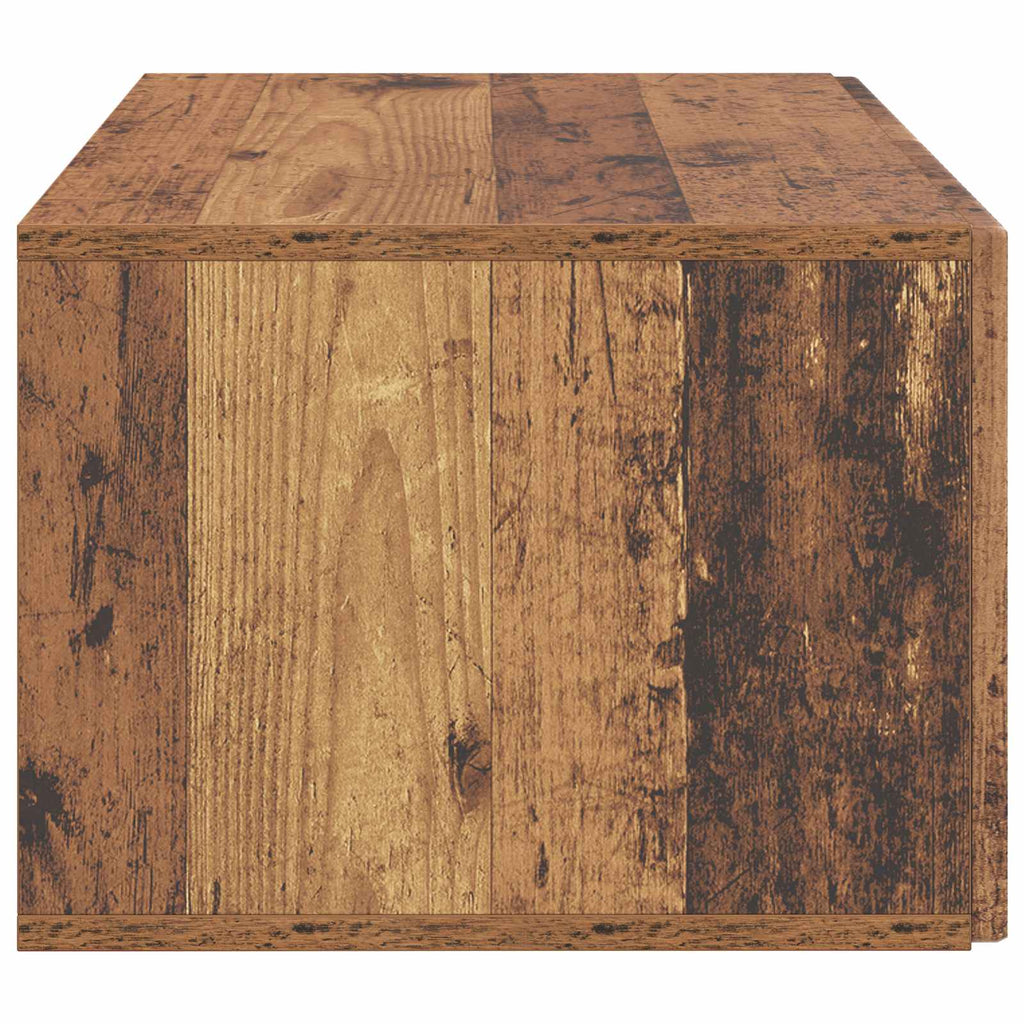 vidaXL Szafka RTV montowana na ścianie Stare drewno 59,5 x 41 x 30 cm