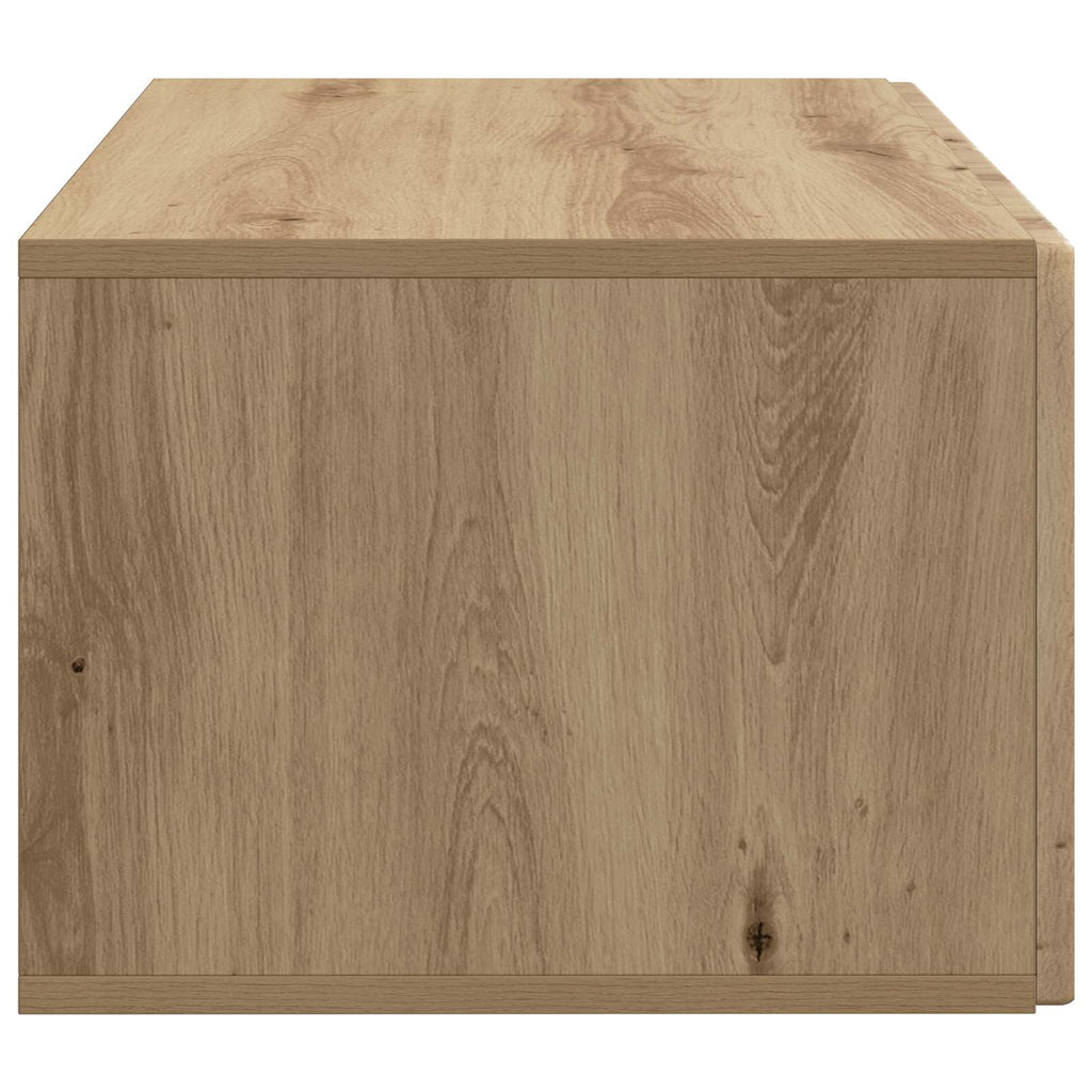 vidaXL Szafka RTV montowana na ścianie Dąb artisan 59,5 x 41 x 30 cm