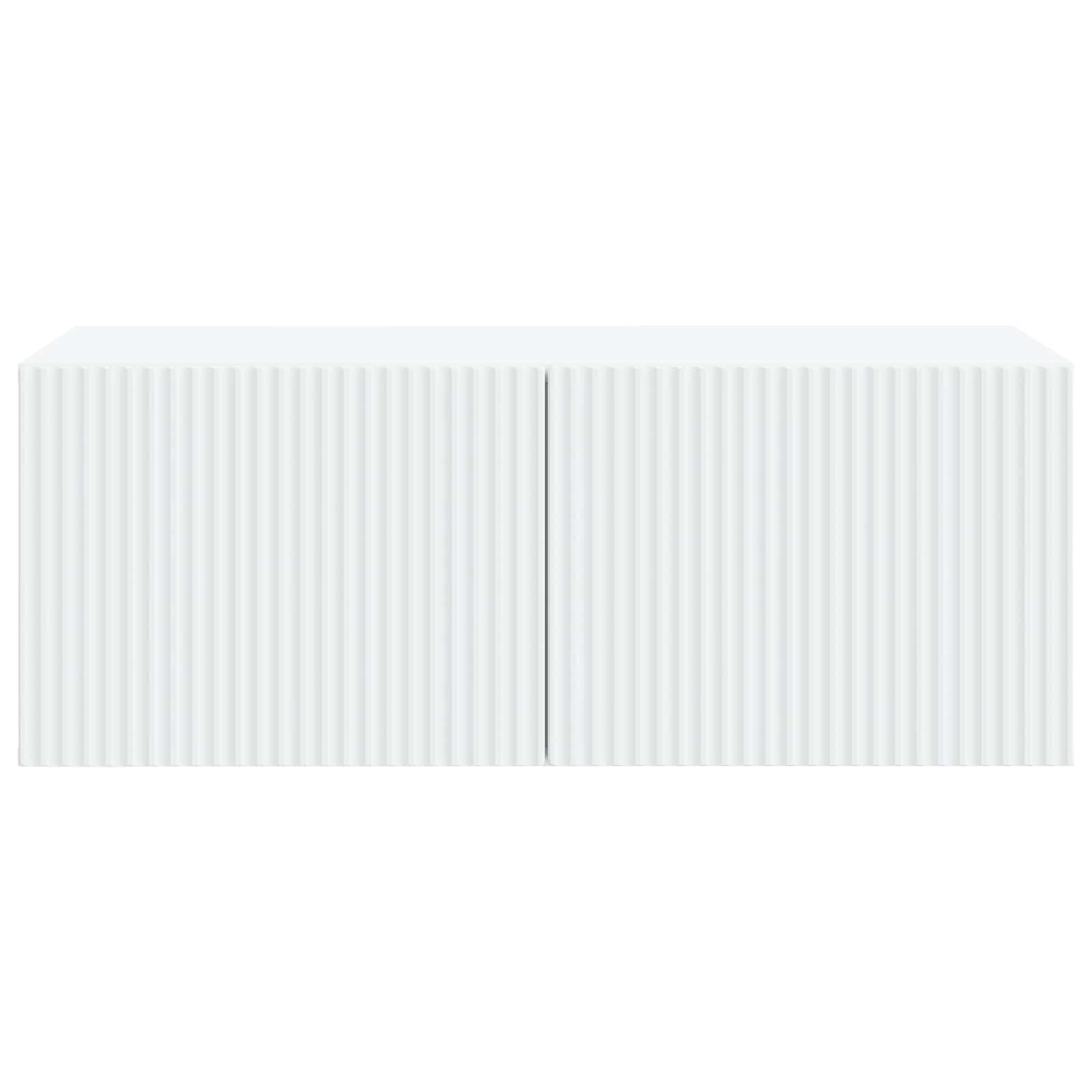 vidaXL Szafka RTV montowana na ścianie Biały 78,5 x 41 x 30 cm