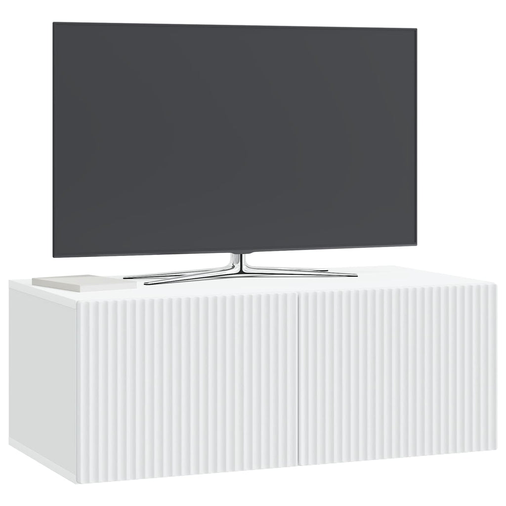 vidaXL Szafka RTV montowana na ścianie Biały 78,5 x 41 x 30 cm