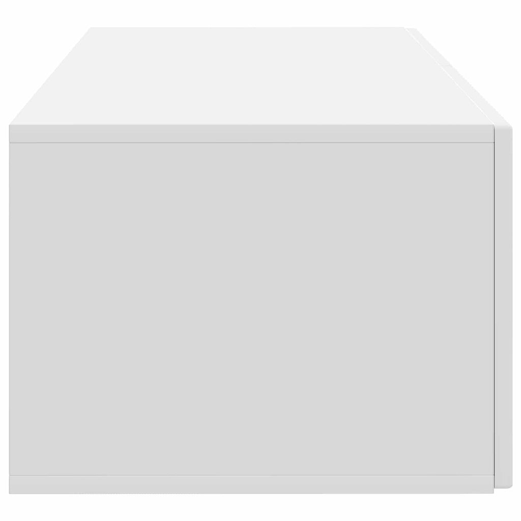 vidaXL Szafka RTV montowana na ścianie Biały 78,5 x 41 x 30 cm