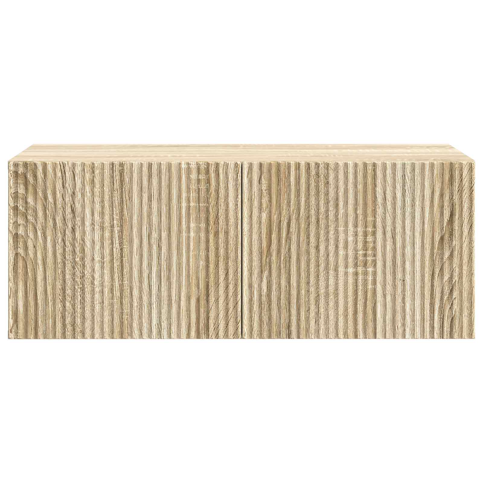 vidaXL Szafka RTV montowana na ścianie 78,5 x 41 x 30 cm dąb Sonoma