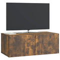 vidaXL Szafka RTV montowana na ścianie Dąb wędzony 78,5 x 41 x 30 cm