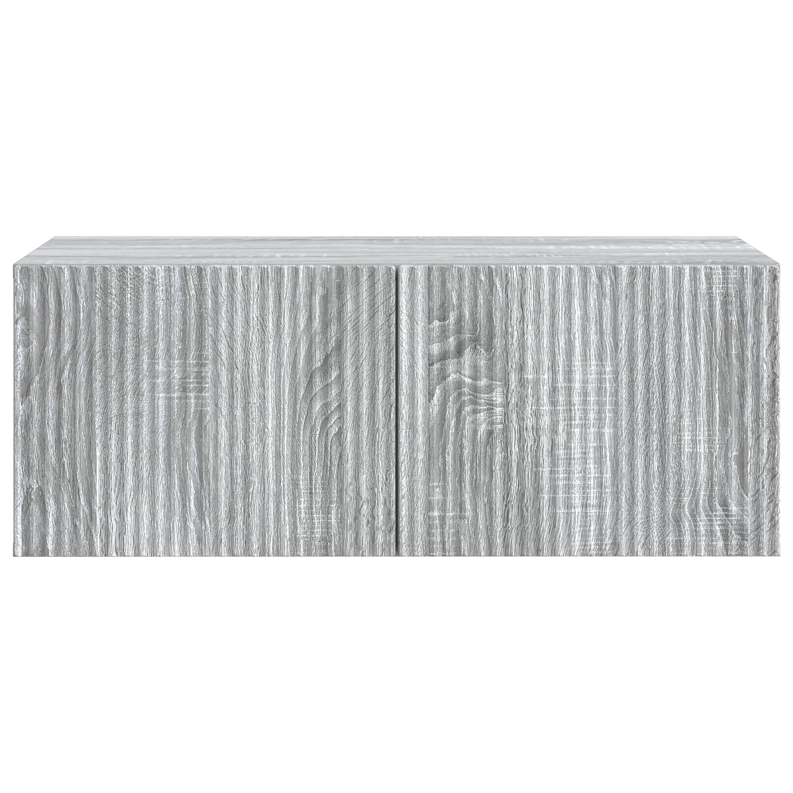 vidaXL Szafka RTV montowana na ścianie Szary Sonoma 78,5 x 41 x 30 cm