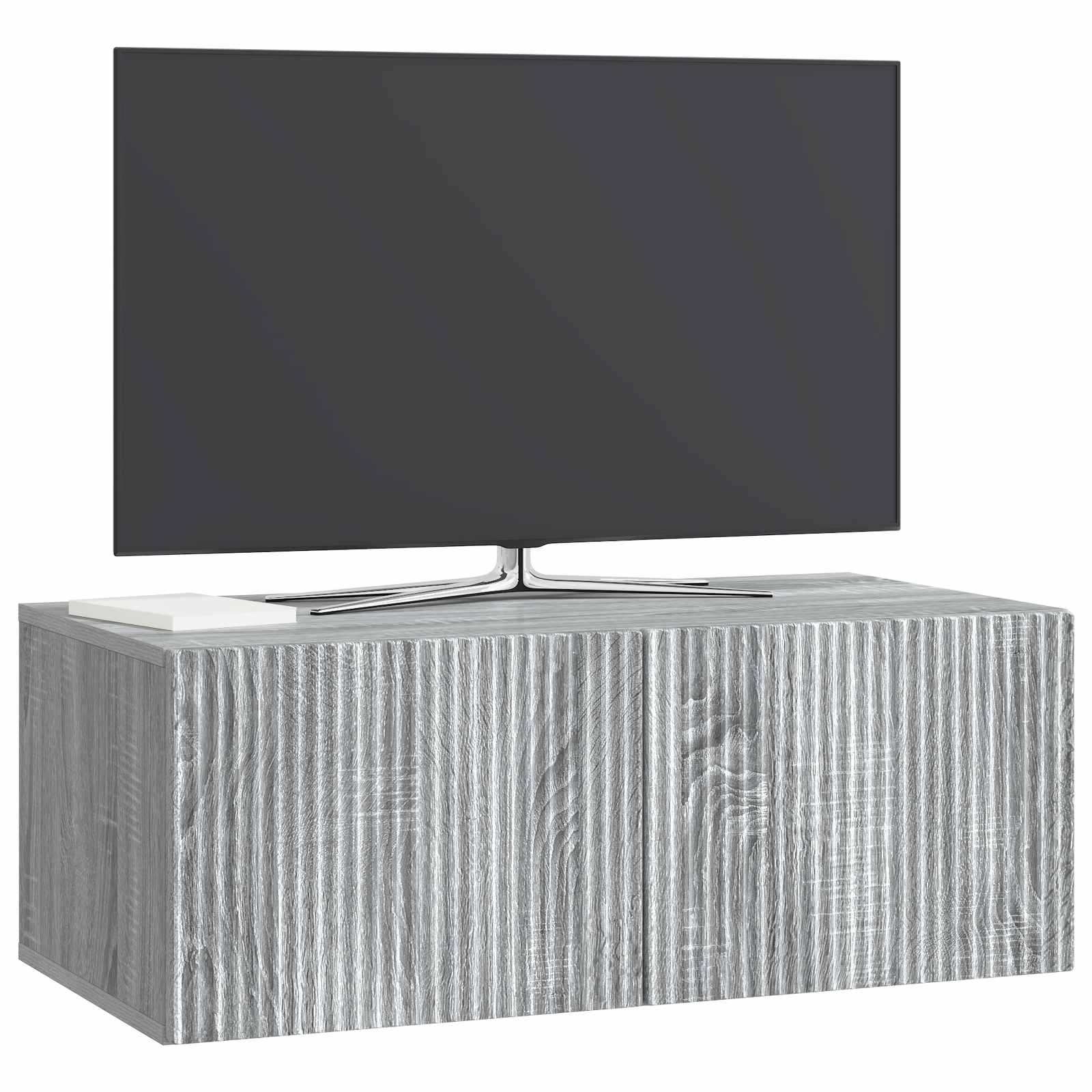 vidaXL Szafka RTV montowana na ścianie Szary Sonoma 78,5 x 41 x 30 cm