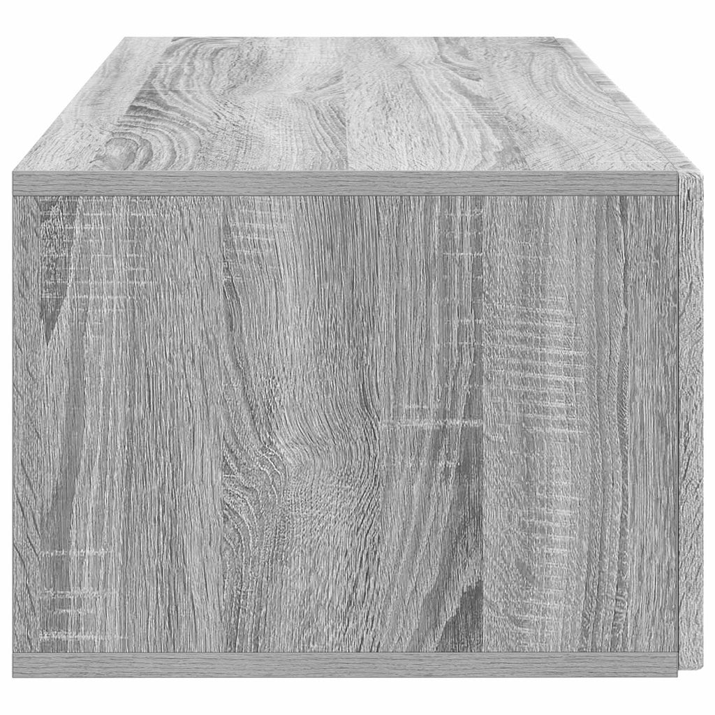 vidaXL Szafka RTV montowana na ścianie Szary Sonoma 78,5 x 41 x 30 cm
