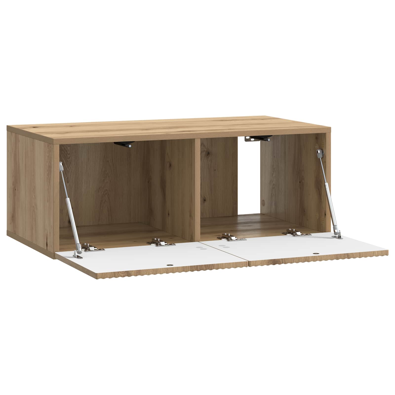 vidaXL Szafka RTV montowana na ścianie Dąb artisan 78,5 x 41 x 30 cm