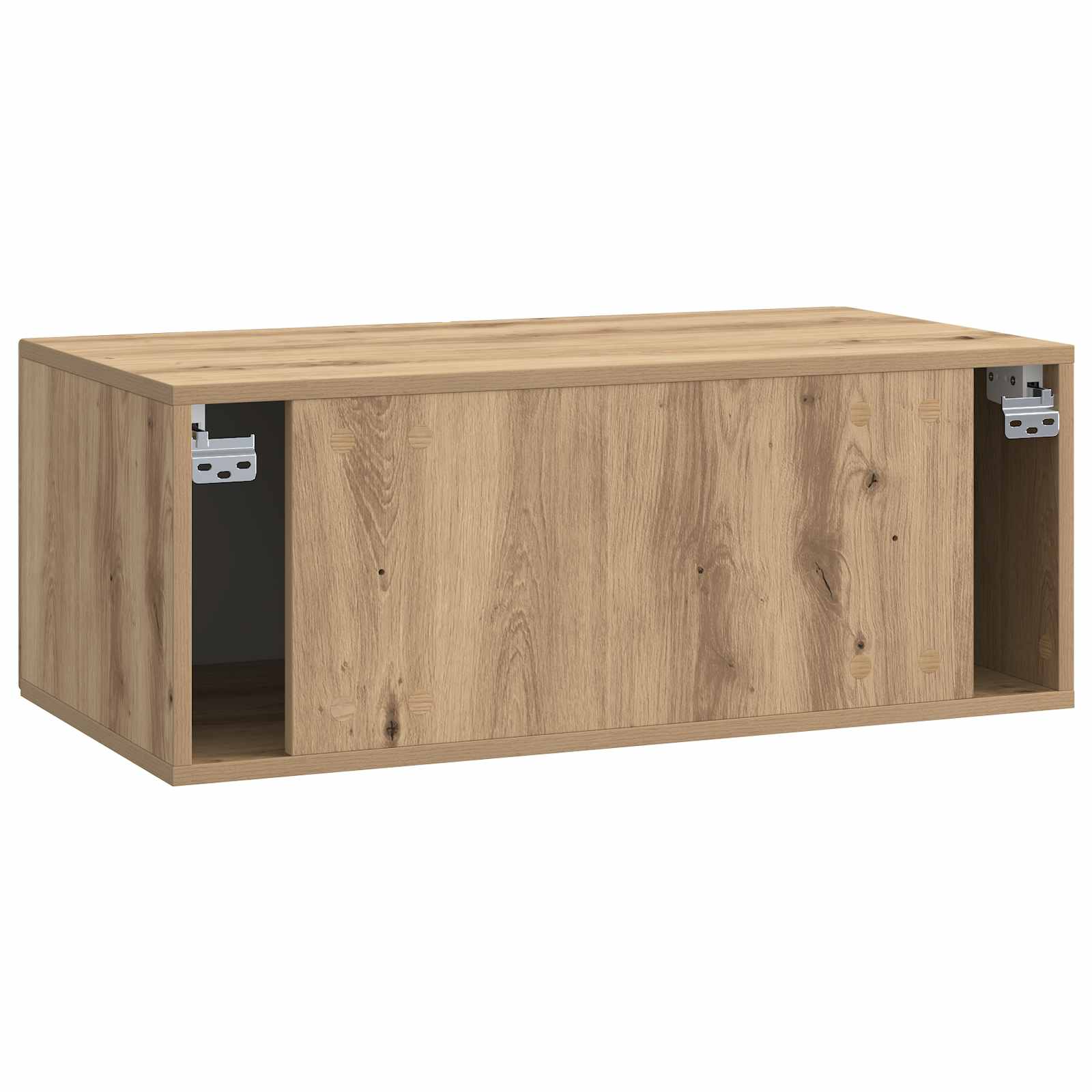 vidaXL Szafka RTV montowana na ścianie Dąb artisan 78,5 x 41 x 30 cm