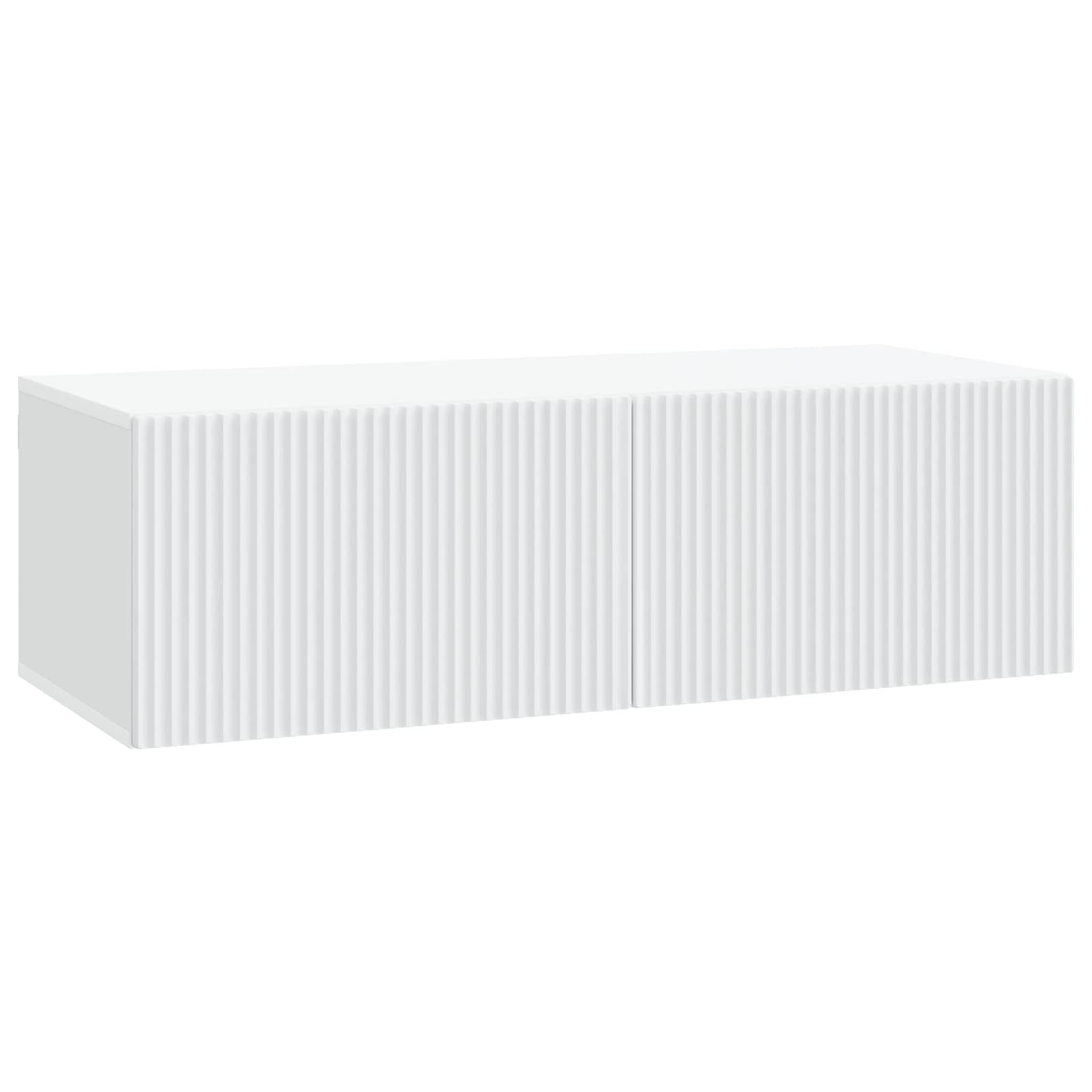 vidaXL Szafka RTV montowana na ścianie Biały 98 x 41 x 30 cm