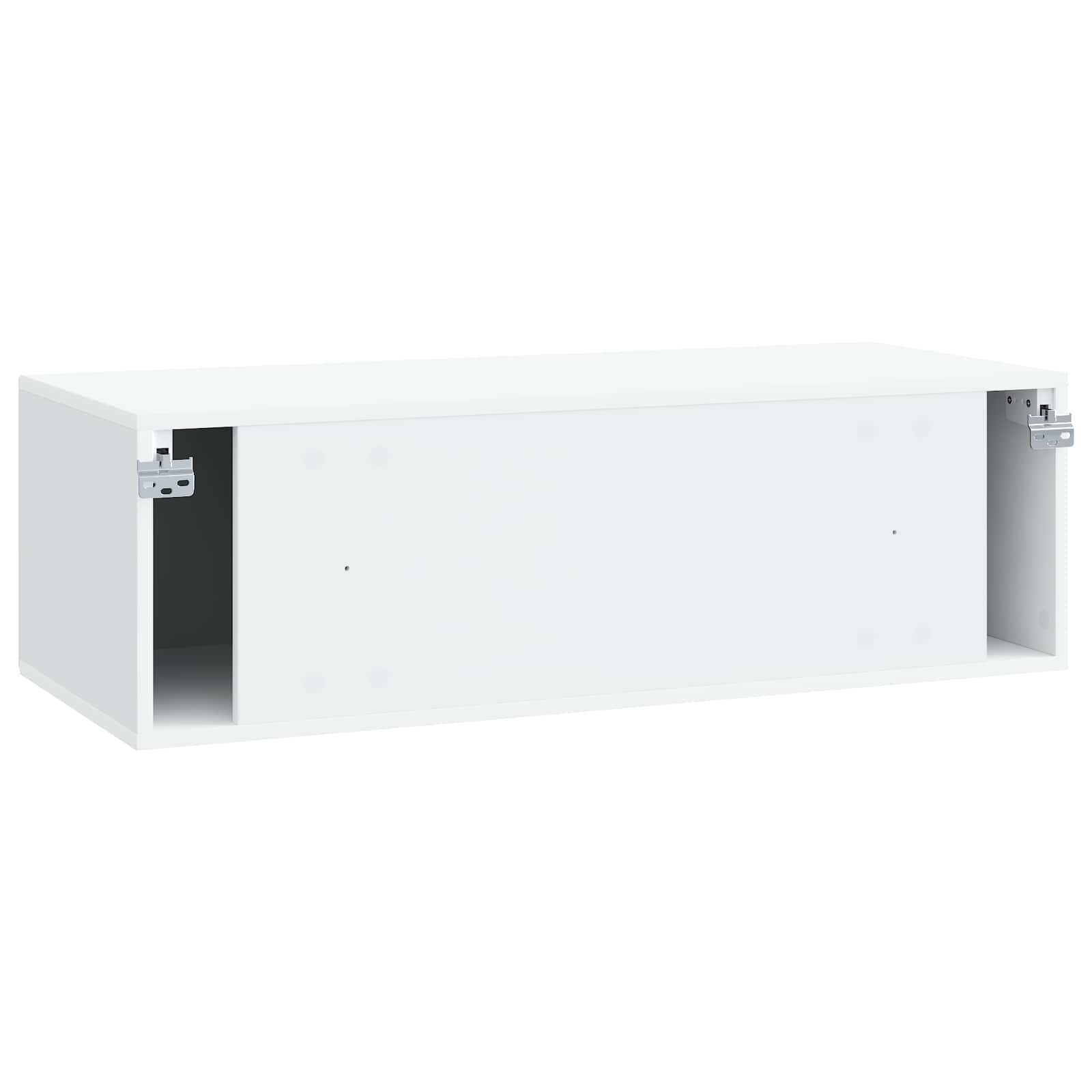 vidaXL Szafka RTV montowana na ścianie Biały 98 x 41 x 30 cm