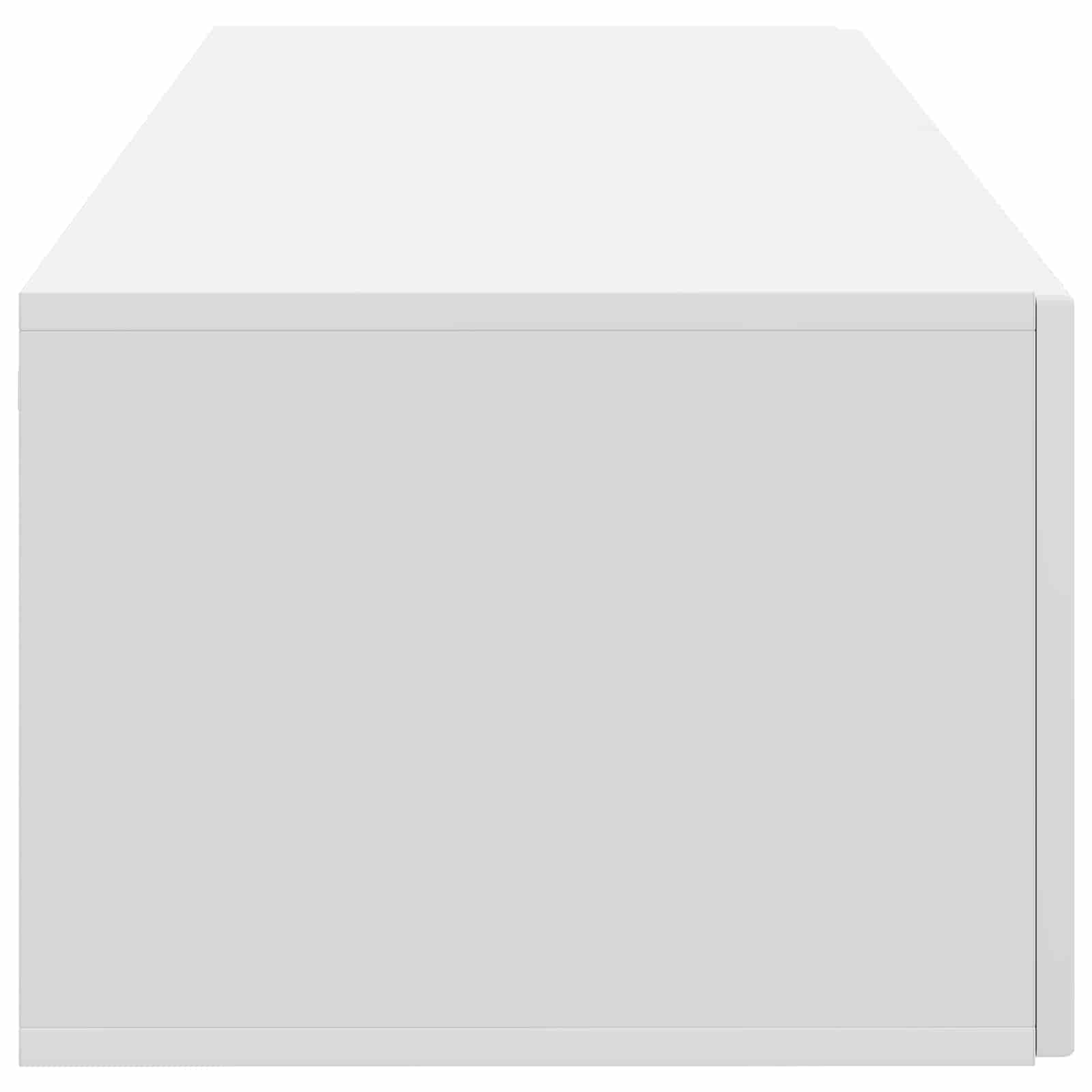 vidaXL Szafka RTV montowana na ścianie Biały 98 x 41 x 30 cm