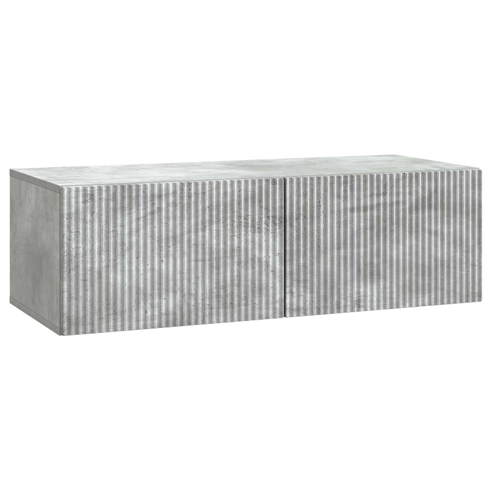 vidaXL Szafka RTV montowana na ścianie Betonowy szary 98 x 41 x 30 cm