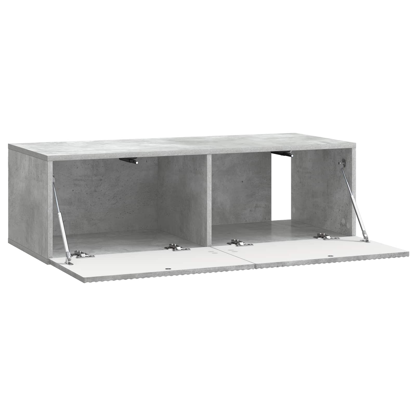 vidaXL Szafka RTV montowana na ścianie Betonowy szary 98 x 41 x 30 cm