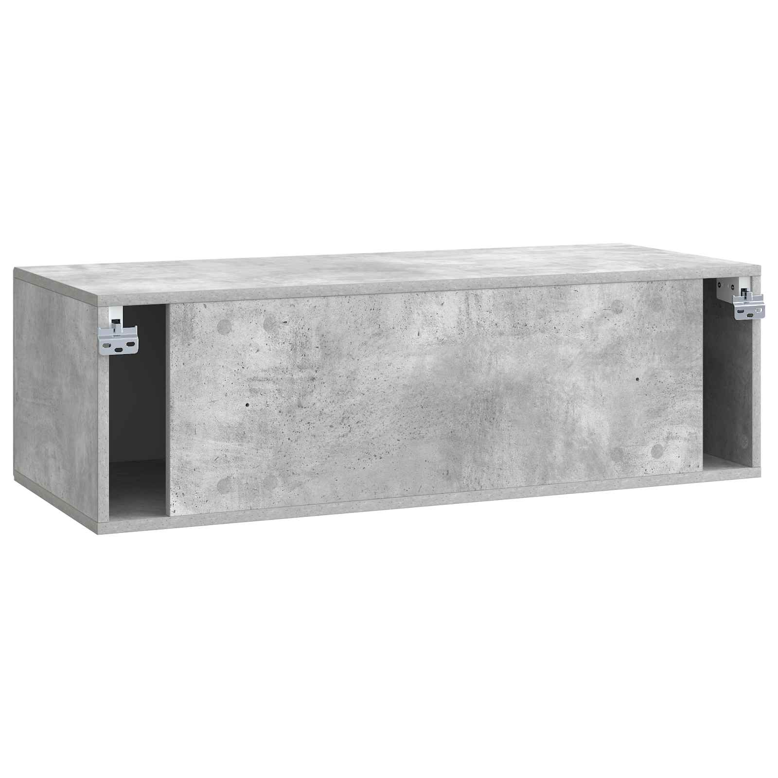 vidaXL Szafka RTV montowana na ścianie Betonowy szary 98 x 41 x 30 cm