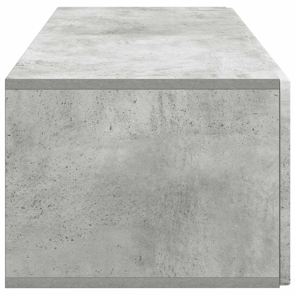vidaXL Szafka RTV montowana na ścianie Betonowy szary 98 x 41 x 30 cm