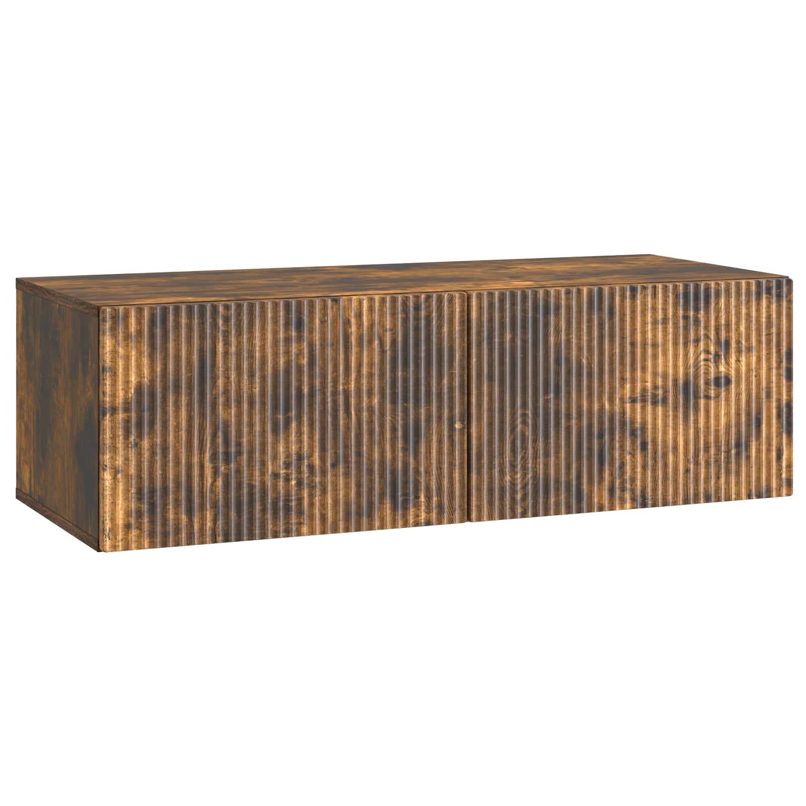 vidaXL Szafka RTV montowana na ścianie Dąb wędzony 98 x 41 x 30 cm