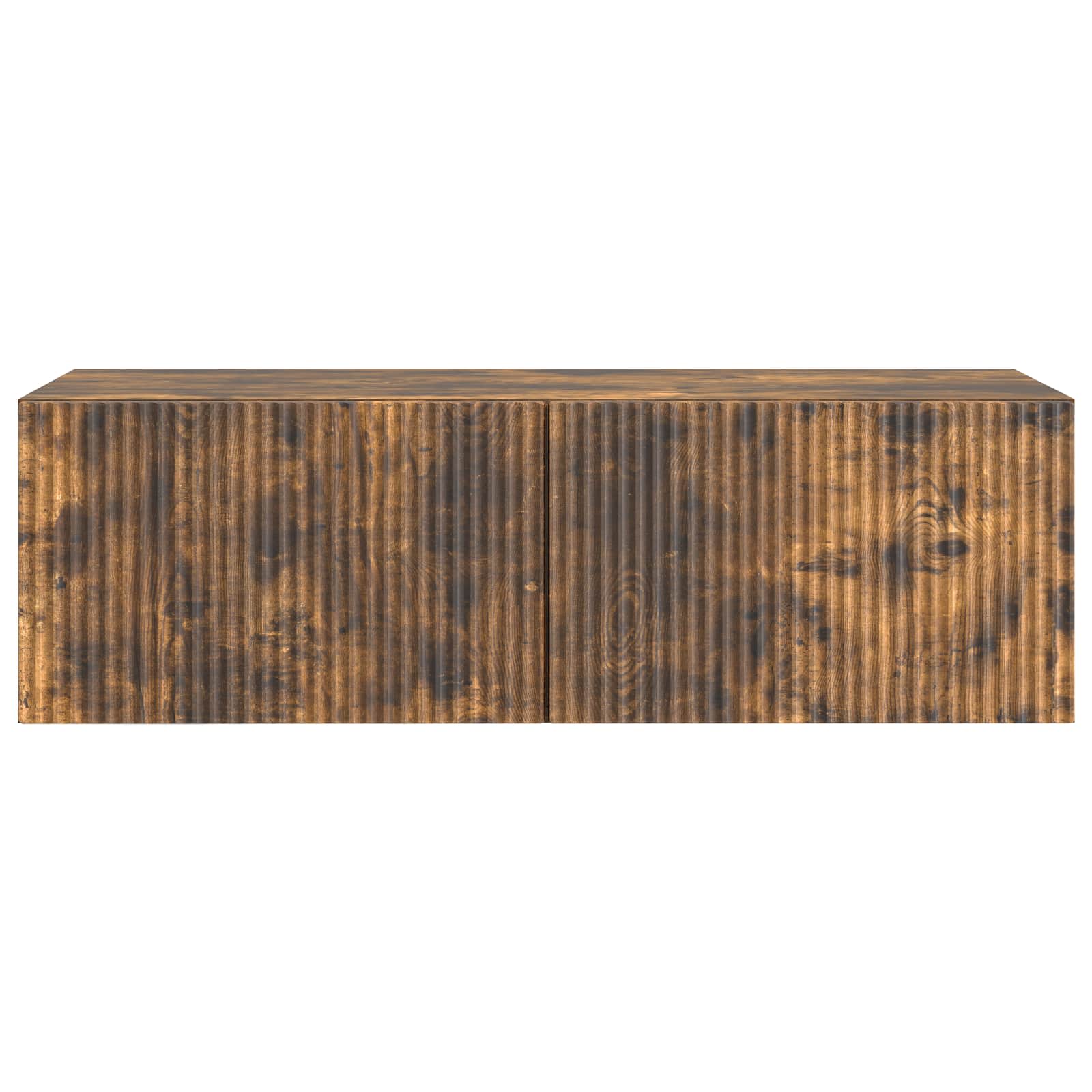 vidaXL Szafka RTV montowana na ścianie Dąb wędzony 98 x 41 x 30 cm