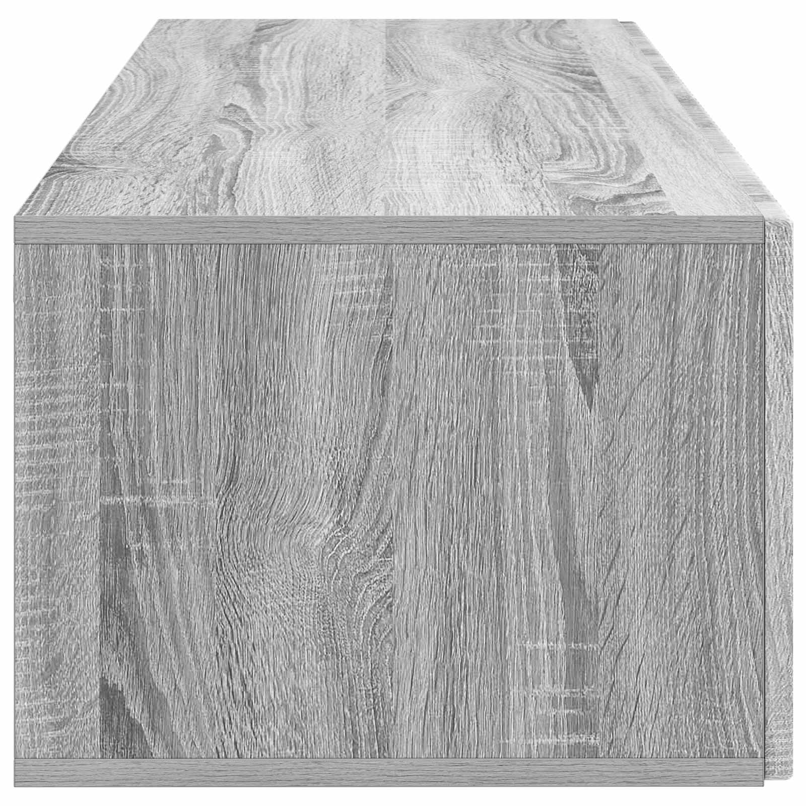 vidaXL Szafka RTV montowana na ścianie Szary Sonoma 98 x 41 x 30 cm