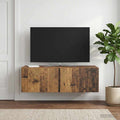 vidaXL Szafka RTV montowana na ścianie 98 x 41 x 30 cm Stare drewno