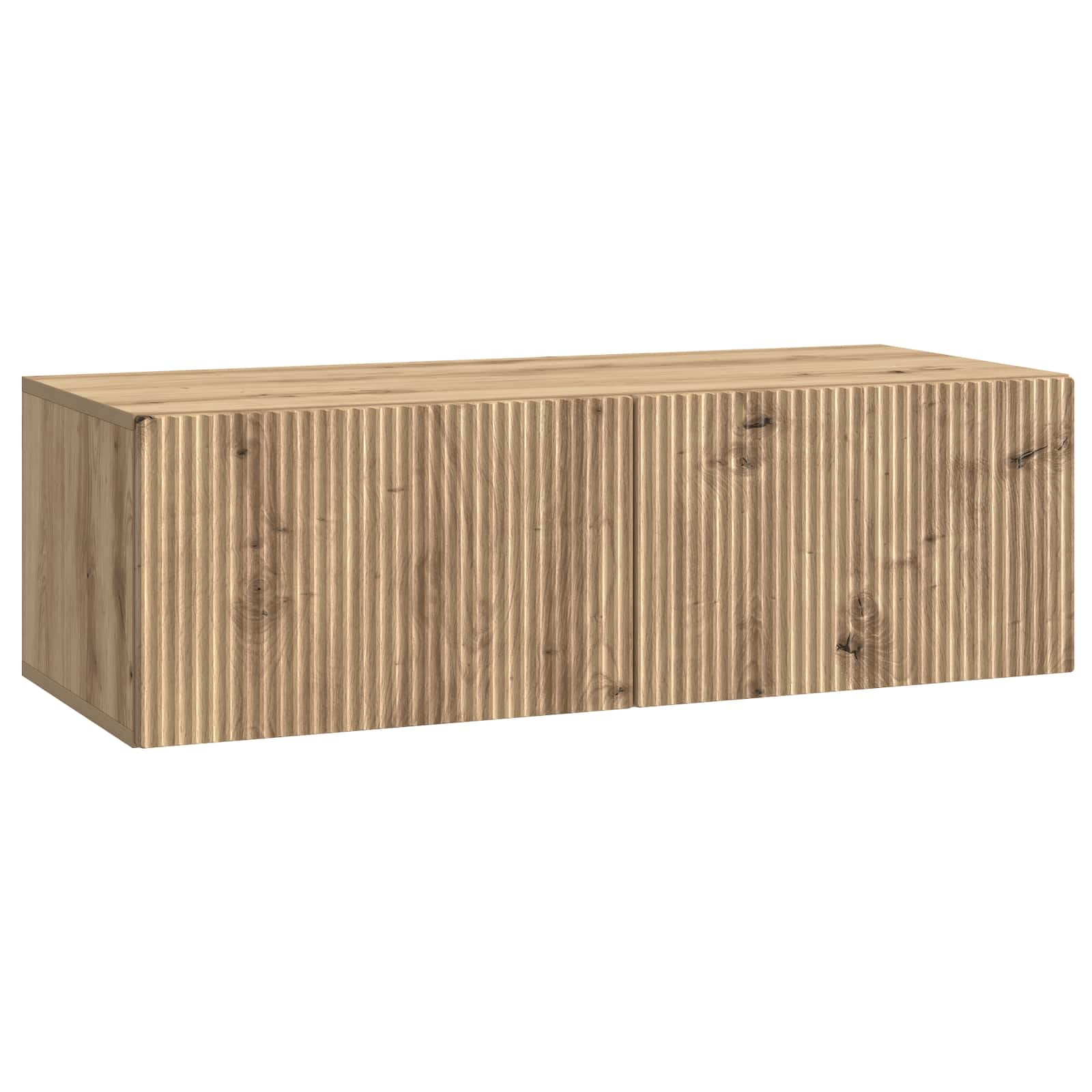 vidaXL Szafka RTV montowana na ścianie Dąb artisan 98 x 41 x 30 cm