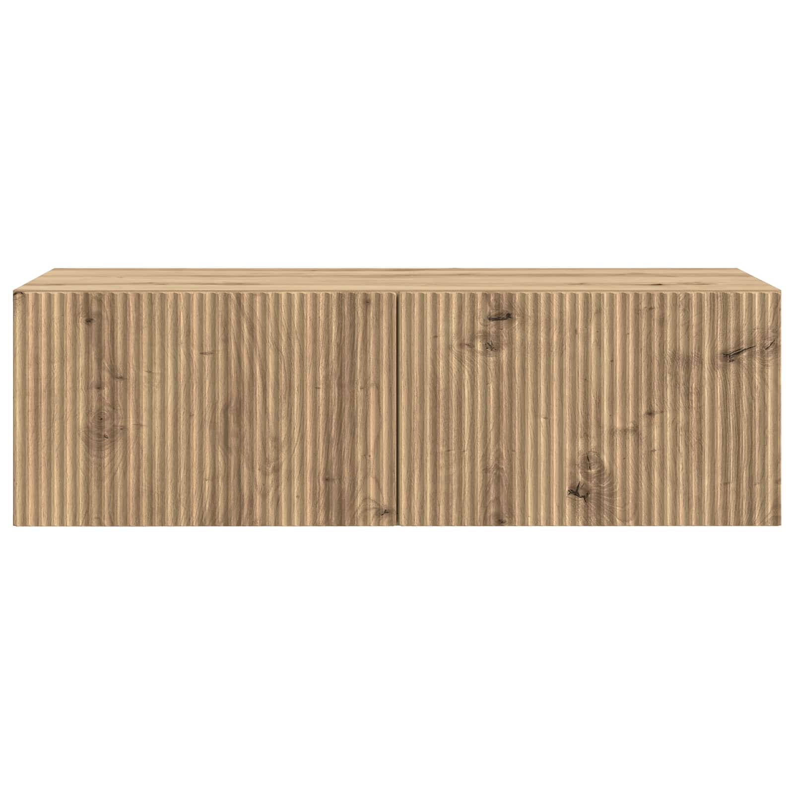 vidaXL Szafka RTV montowana na ścianie Dąb artisan 98 x 41 x 30 cm