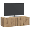 vidaXL Szafka RTV montowana na ścianie Dąb artisan 98 x 41 x 30 cm