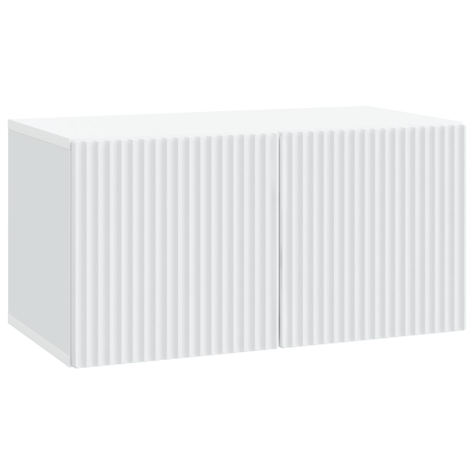 vidaXL Szafka RTV montowana na ścianie Biały 59,5 x 31 x 30 cm