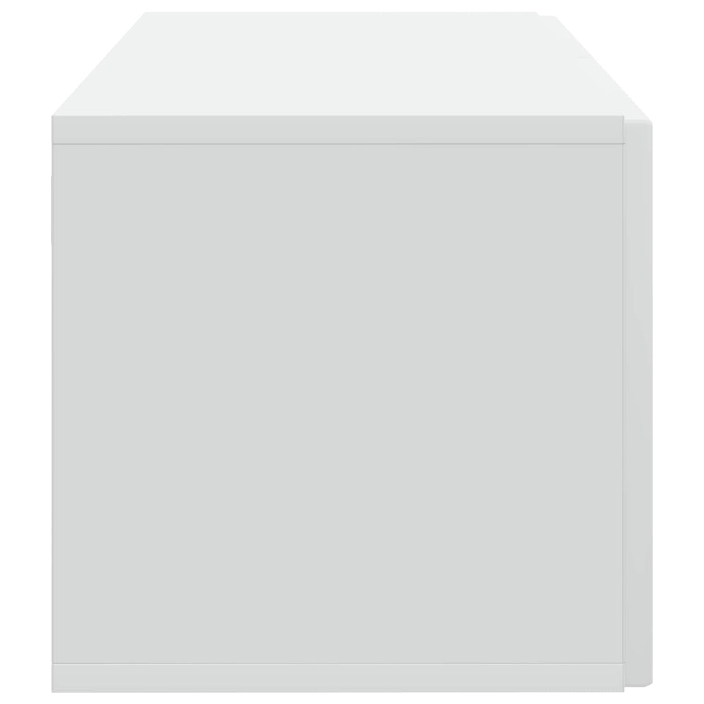 vidaXL Szafka RTV montowana na ścianie Biały 59,5 x 31 x 30 cm
