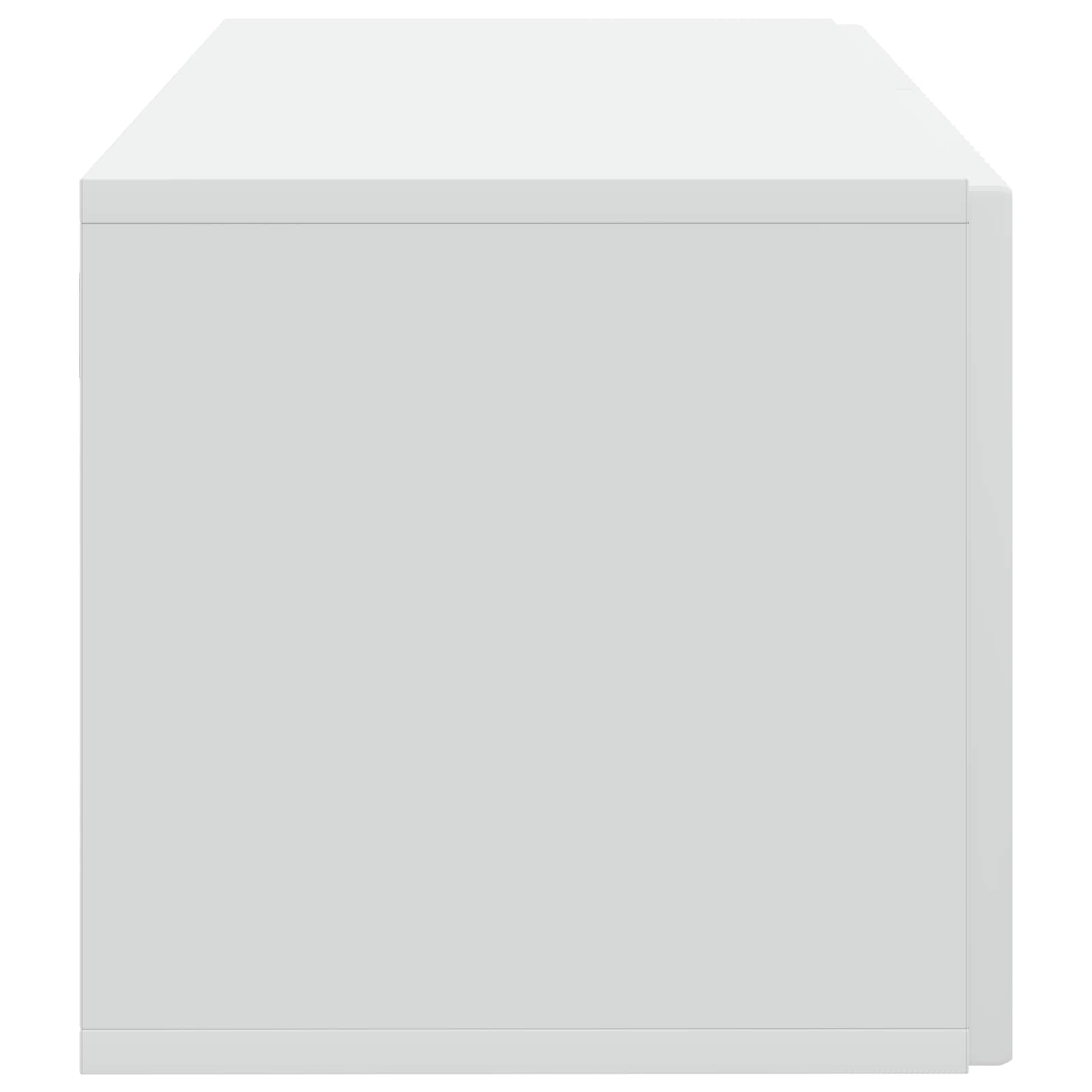 vidaXL Szafka RTV montowana na ścianie Biały 59,5 x 31 x 30 cm