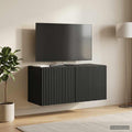 vidaXL Szafka RTV montowana na ścianie 59,5 x 31 x 30 cm Czarny