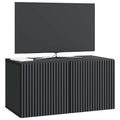 vidaXL Szafka RTV montowana na ścianie Czarny 59,5 x 31 x 30 cm