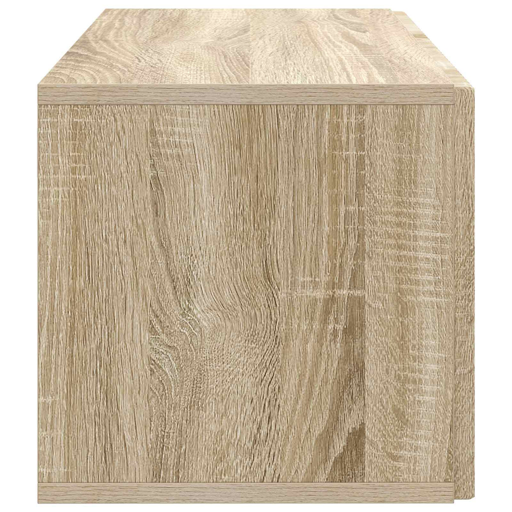vidaXL Szafka RTV montowana na ścianie dąb Sonoma 59,5 x 31 x 30 cm