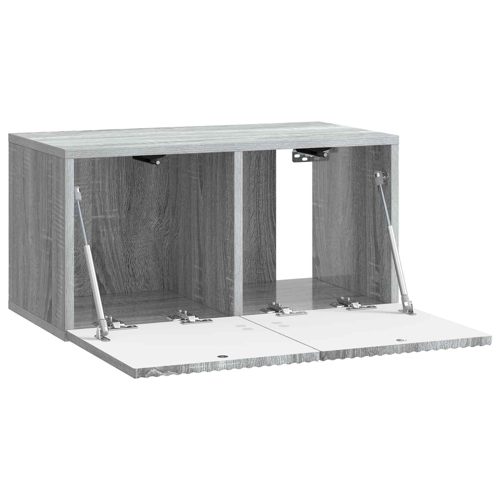 vidaXL Szafka RTV montowana na ścianie Szary Sonoma 59,5 x 31 x 30 cm