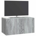 vidaXL Szafka RTV montowana na ścianie Szary Sonoma 59,5 x 31 x 30 cm