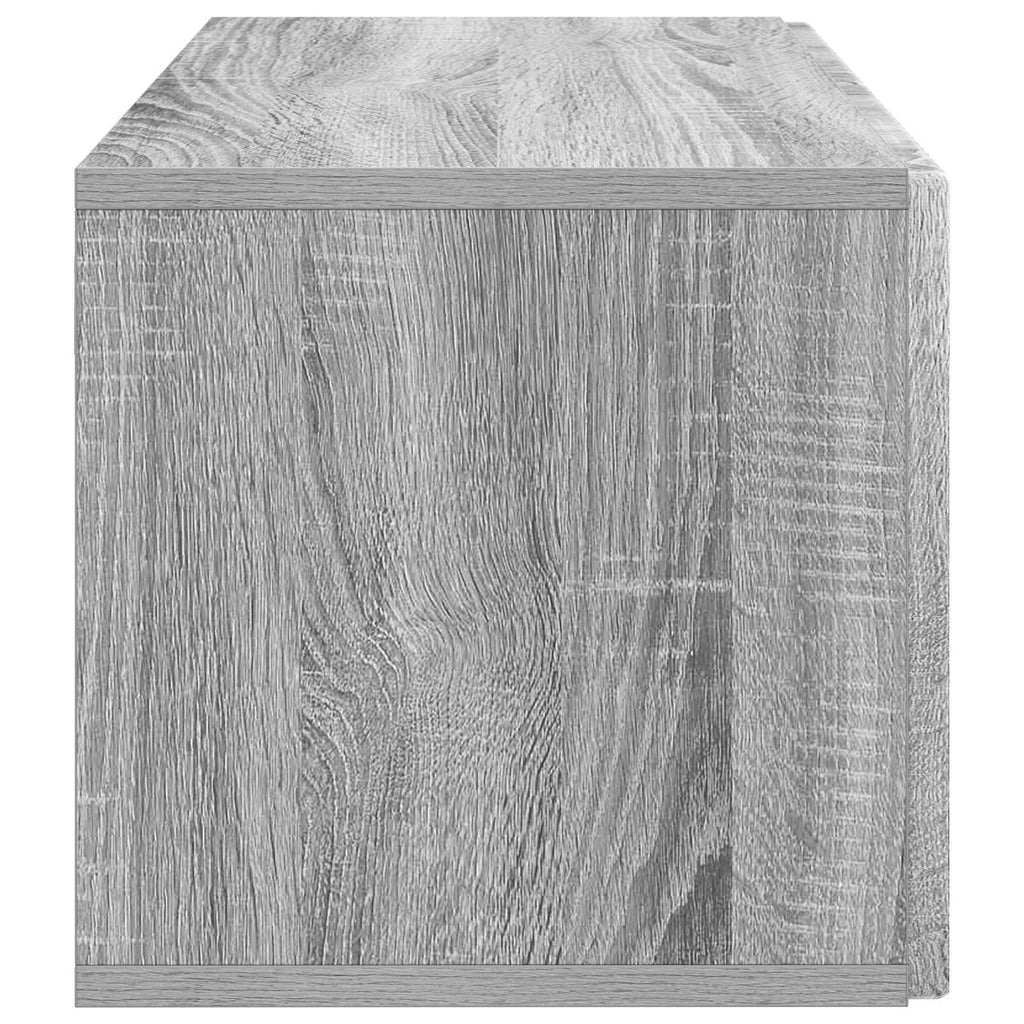 vidaXL Szafka RTV montowana na ścianie Szary Sonoma 59,5 x 31 x 30 cm