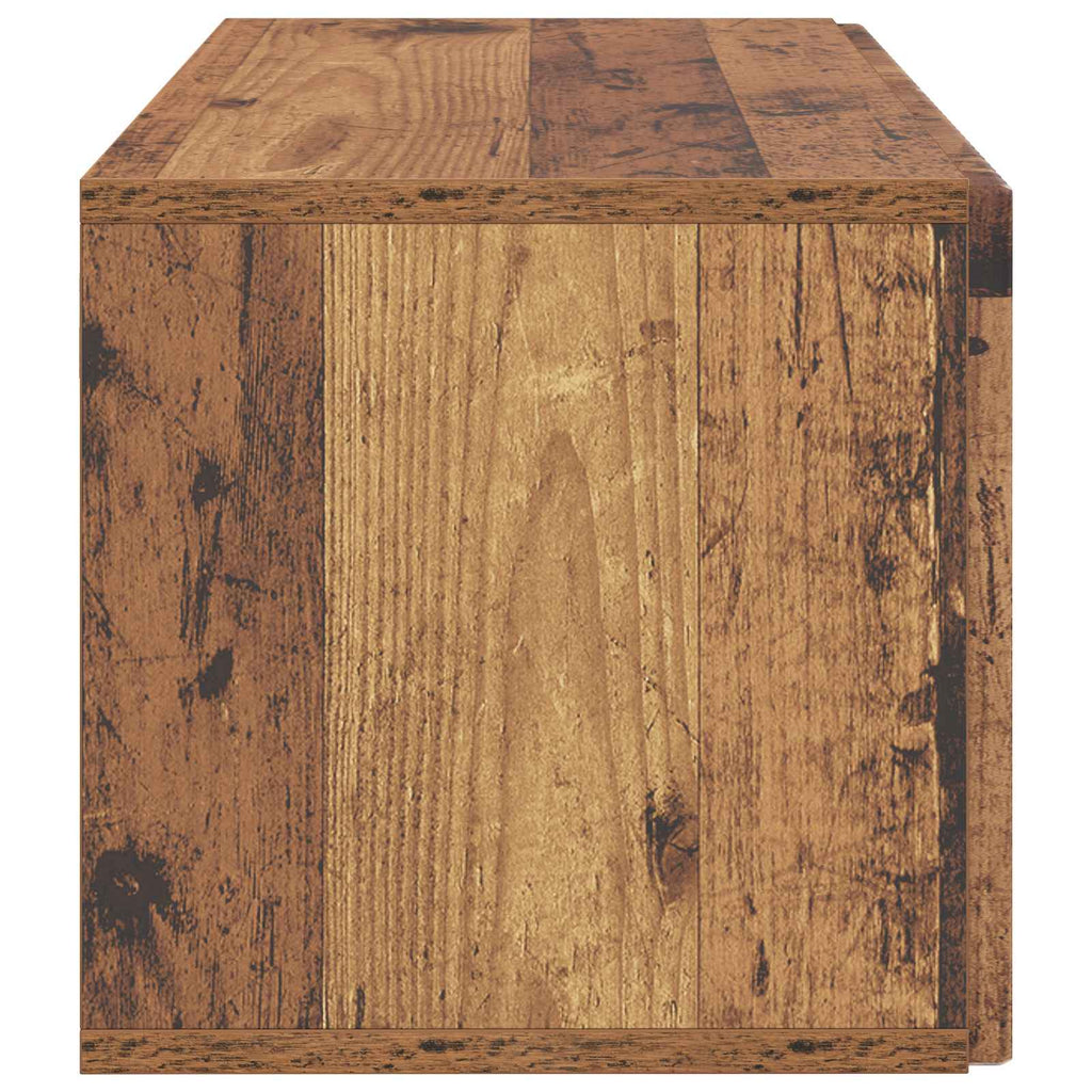 vidaXL Szafka RTV montowana na ścianie Stare drewno 59,5 x 31 x 30 cm