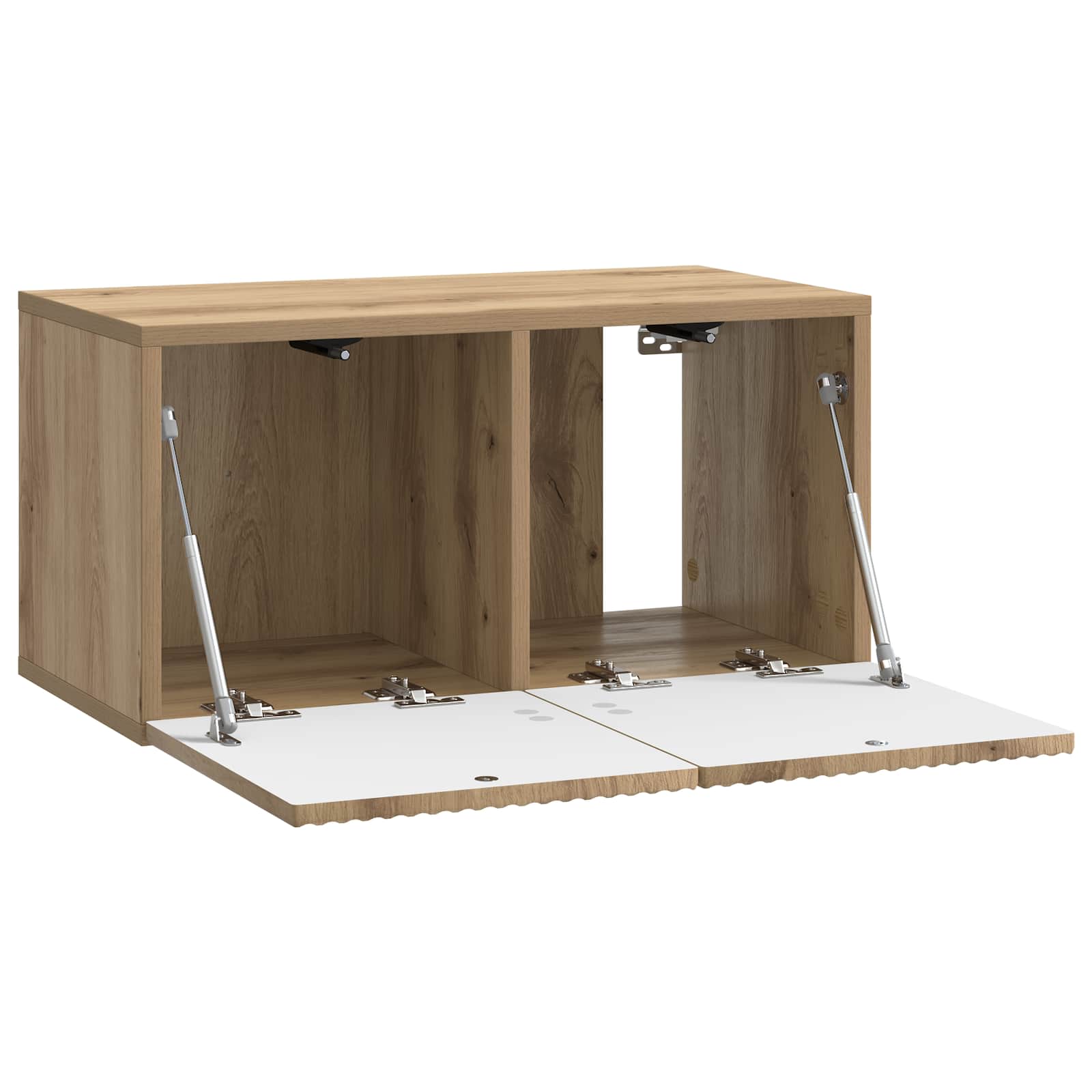 vidaXL Szafka RTV montowana na ścianie Dąb artisan 59,5 x 31 x 30 cm