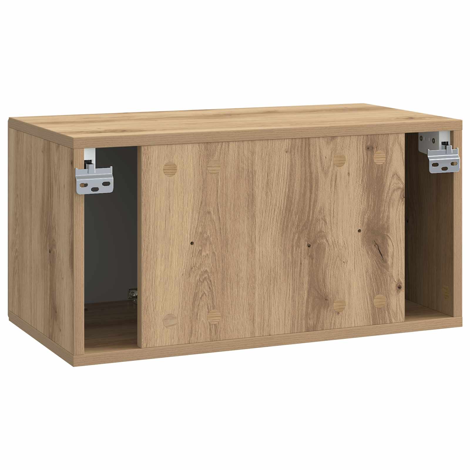 vidaXL Szafka RTV montowana na ścianie Dąb artisan 59,5 x 31 x 30 cm