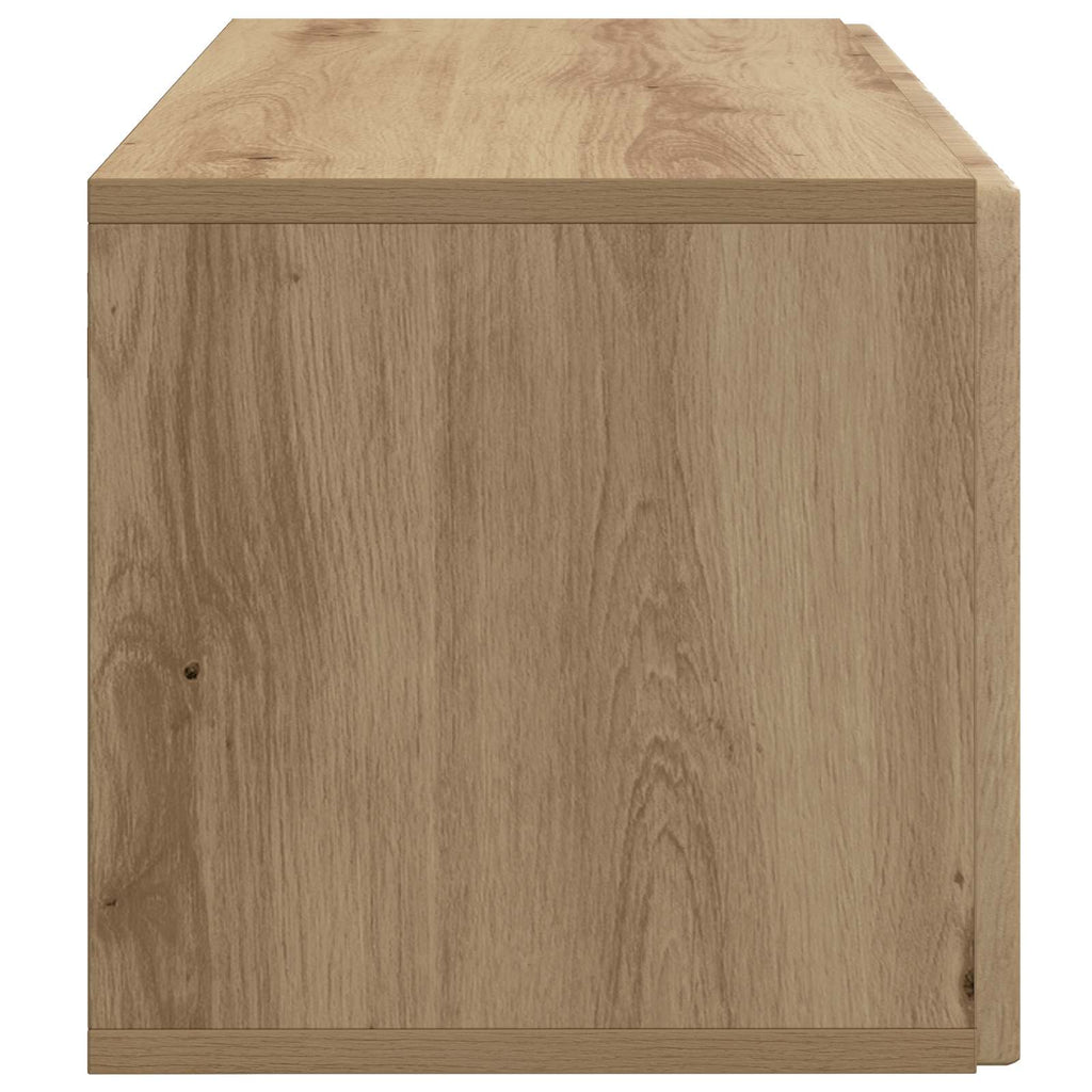 vidaXL Szafka RTV montowana na ścianie Dąb artisan 59,5 x 31 x 30 cm