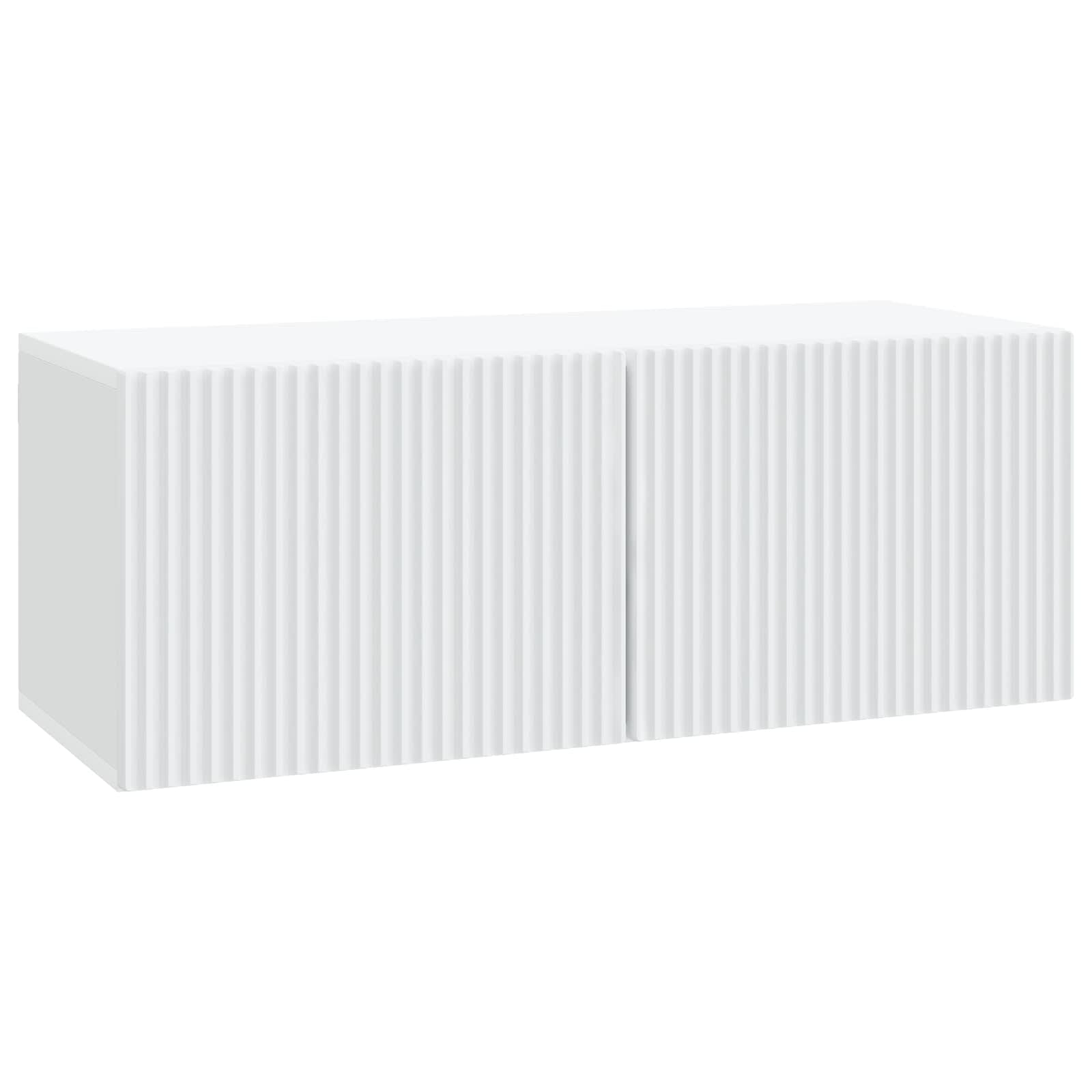 vidaXL Szafka RTV montowana na ścianie Biały 78,5 x 31 x 30 cm