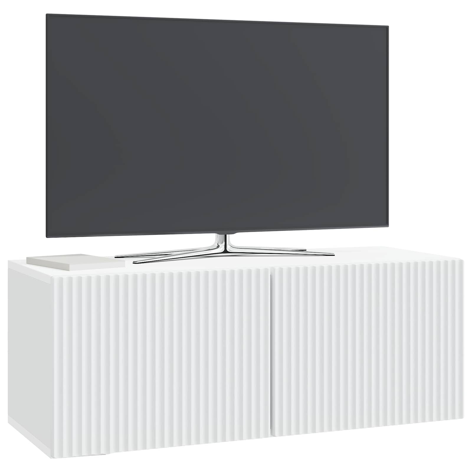 vidaXL Szafka RTV montowana na ścianie Biały 78,5 x 31 x 30 cm