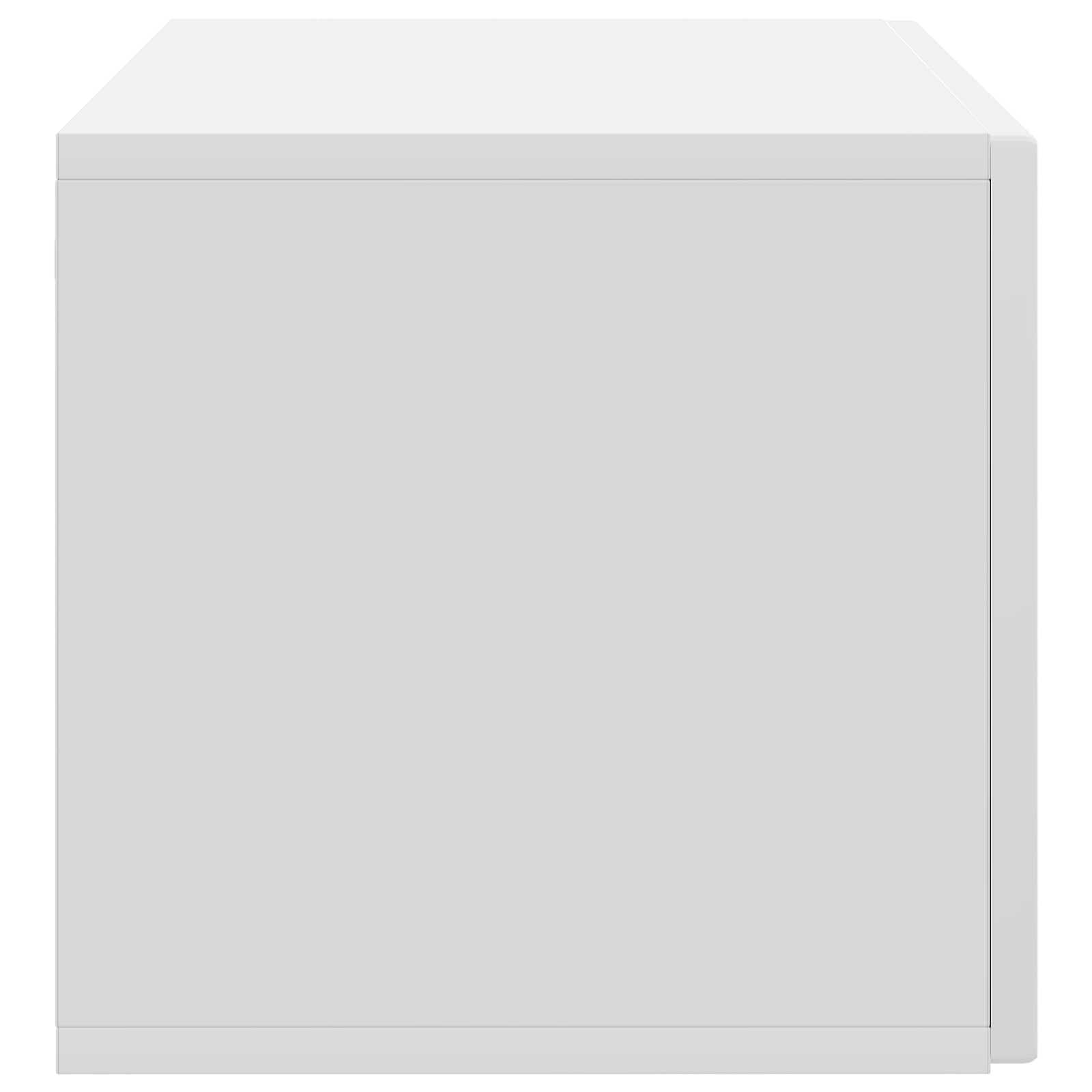 vidaXL Szafka RTV montowana na ścianie Biały 78,5 x 31 x 30 cm