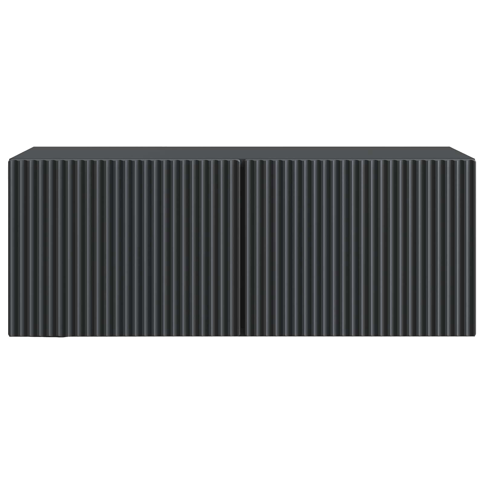 vidaXL Szafka RTV montowana na ścianie 78,5 x 31 x 30 cm Czarny