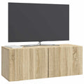 vidaXL Szafka RTV montowana na ścianie dąb Sonoma 78,5 x 31 x 30 cm