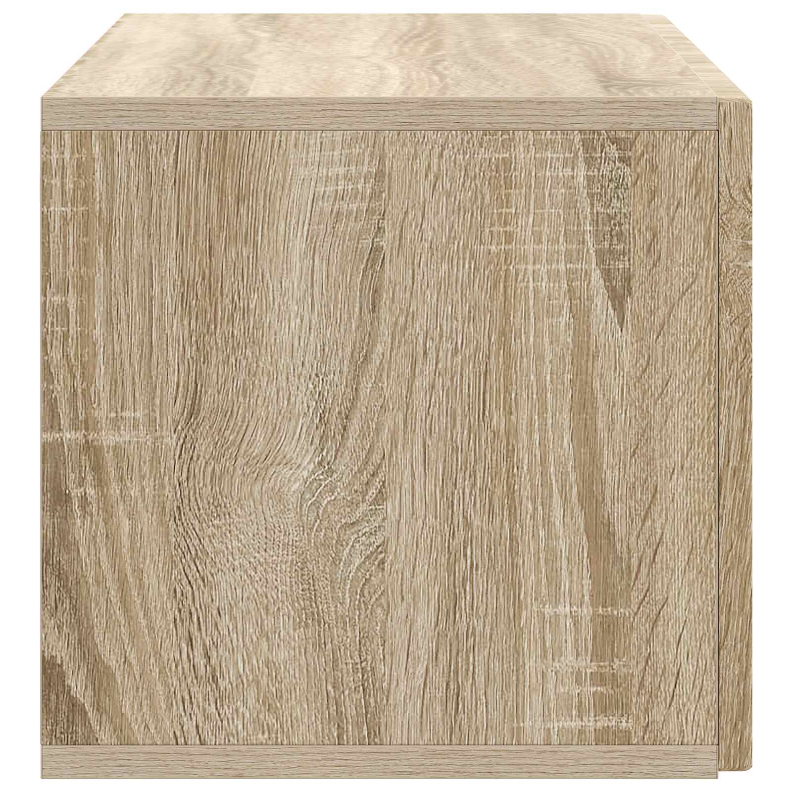 vidaXL Szafka RTV montowana na ścianie dąb Sonoma 78,5 x 31 x 30 cm