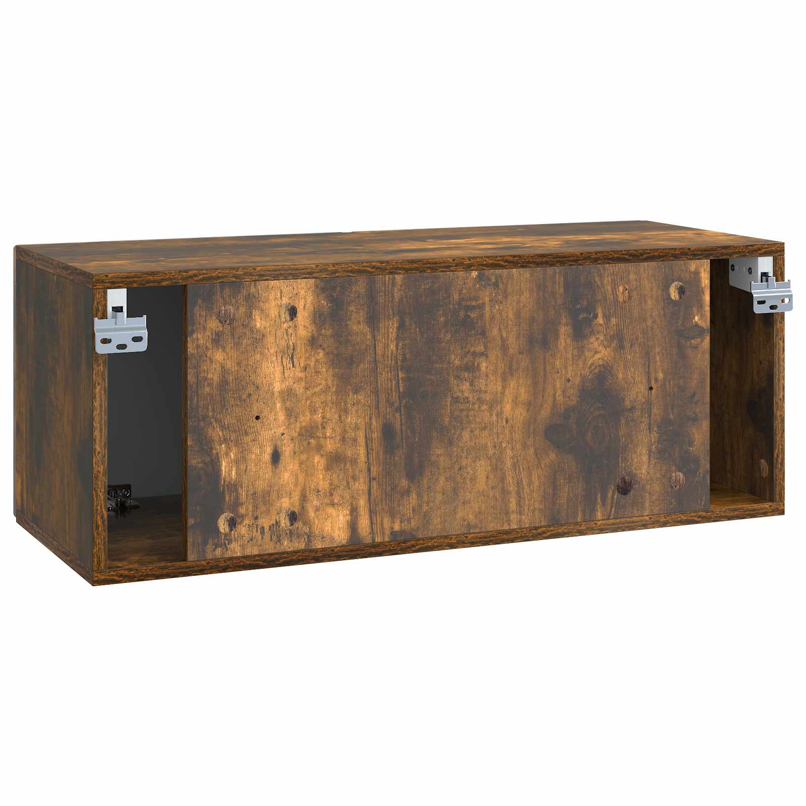 vidaXL Szafka RTV montowana na ścianie Dąb wędzony 78,5 x 31 x 30 cm