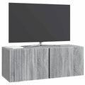 vidaXL Szafka RTV montowana na ścianie Szary Sonoma 78,5 x 31 x 30 cm